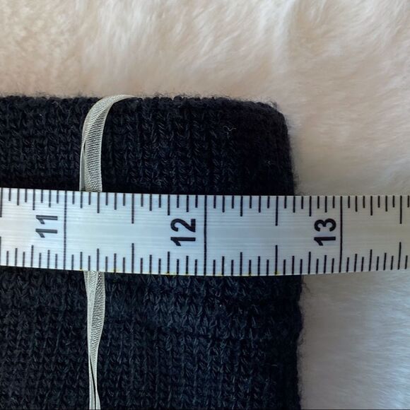 M. Rena New With Tags Black Knit Pull On Leggings Size OS - Picture 7 of 9